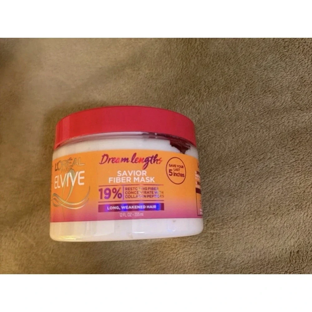 L'Oreal Paris Elvive Dream Lengths Savior Fiber Hair Mask with Collagen Peptides